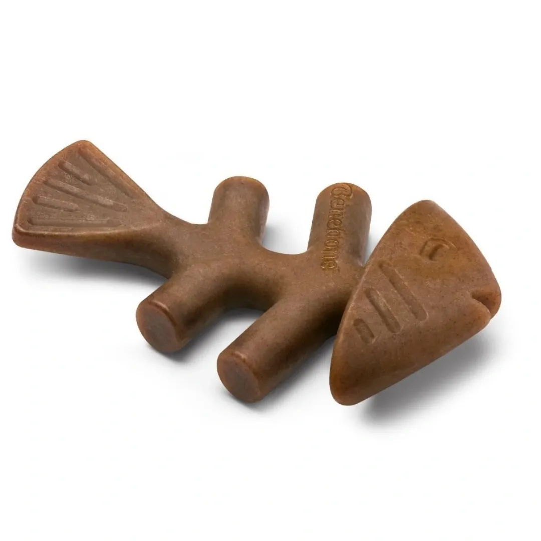 Sale Fishbone Stor 21 cm - tyggeben med laksesmag Hundelegetøj Til Alle Hunde Leg Og Aktivering Året Rundt