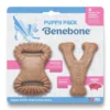 Best Puppy 2-Pack Dental Chew/Wishbone - hvalpe tyggeben Hundelegetøj Til Alle Hunde Leg Og Aktivering Året Rundt|Legetøj Til Hvalpe - Sjov Leg, Aktivering Og Tryghed Fra Første Dag