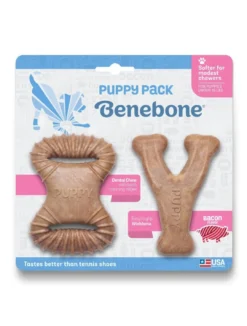 Best Puppy 2-Pack Dental Chew/Wishbone - hvalpe tyggeben Hundelegetøj Til Alle Hunde Leg Og Aktivering Året Rundt|Legetøj Til Hvalpe - Sjov Leg, Aktivering Og Tryghed Fra Første Dag