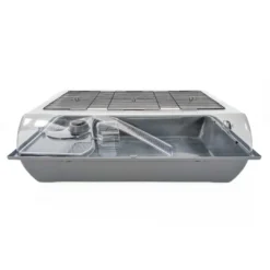 Big Alex hamsterbur Mørkegrå 78 x 48 x 26,5 cm - rummeligt hjem til din hamster Bure & Tilbehør Til Gnavere & Kaniner