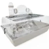 Best Big Alex Terrace Hamsterbur Hvid 78x48x44 cm Bure & Tilbehør Til Gnavere & Kaniner