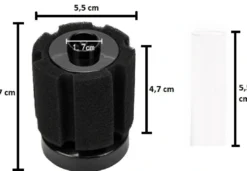 New Biofilter Rund til luftpumpe Op til 40 Liter Luftfittings Og Filtre Til Luftpumper