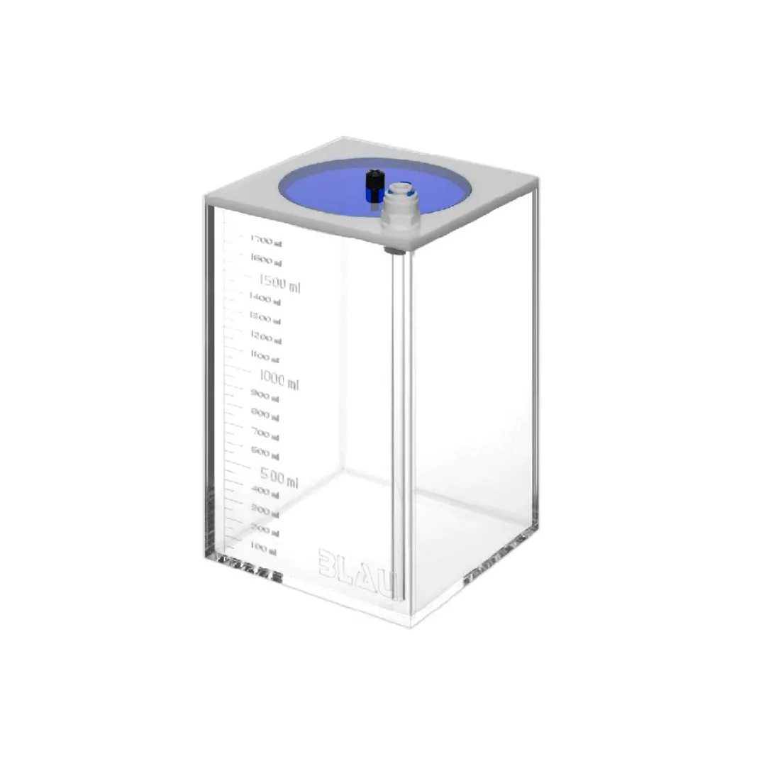 Outlet Blau Acrylic akvariebeholder til Flydende væsker 1.5l Akvariecomputere|Vandbehandlingsprodukter Til Saltvandsakvarier