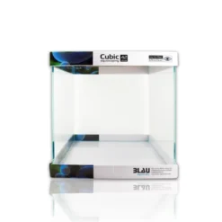 Outlet Blau Cubic Akvarium Aquascaping 42 L Optiwhite glas (35X35X35) Akvarier