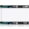Clearance Blau CUBIC Panorama akvarium Nano Akvarium 38 L 45x28x30 cm Optiwhite glas Akvarier