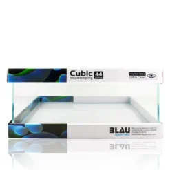 Best Blau Glasakvarium CUBIC Aquascaping Shallow 44 62x36x20 cm Akvarier