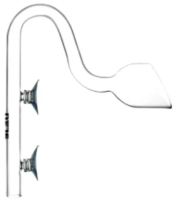 New Blau Glas Trumpet Outflow udstrømmer 17 mm (til spandpumper) C02-Udstyr Til Akvarier