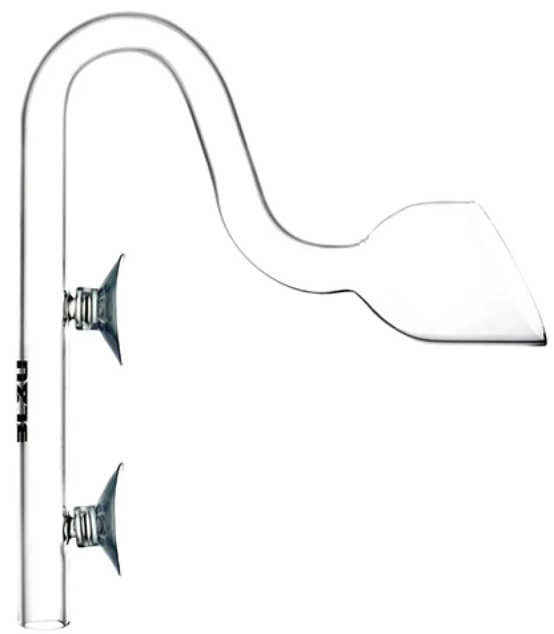New Blau Glas Trumpet Outflow udstrømmer 17 mm (til spandpumper) C02-Udstyr Til Akvarier