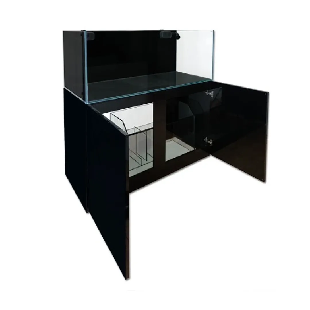 Clearance Blau Gran Cubic Stand 122x50x80 cm Black Akvarieborde Og Akvariereoler