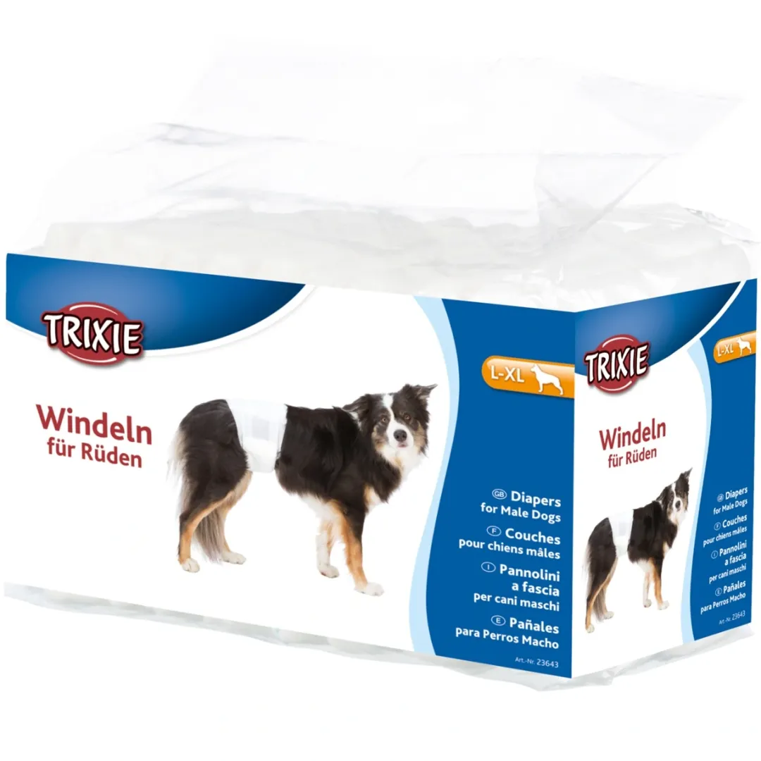 Bleer til hanhunde L-XL 60-80 cm 12 stk Plejemidler Til Hund Med Fokus På Sundhed Og Velvære|Pleje Af Hvalpe - Alt I Plejemidler Til Pels, Poter Og Hud