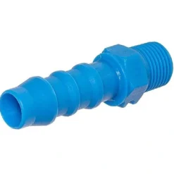 New Blå nylon slangestuds 1/2 tomme (8 mm slange) Pvc-Rør Og Fittings|Filtersystemer Til Saltvandsakvarier