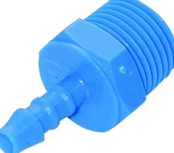 Sale Blå nylon slangestuds 1/2 tomme (6 mm slange) Pvc-Rør Og Fittings