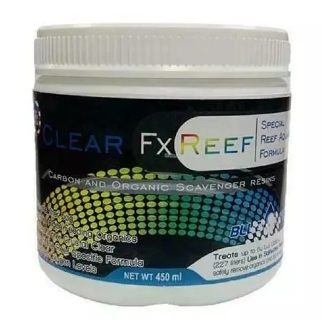 Clearance Bluelife CLEAR FX Reef 450 ml Vandbehandlingsprodukter Til Saltvandsakvarier