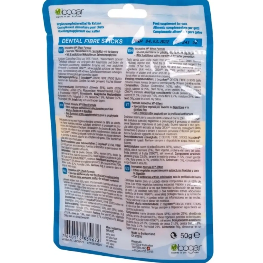 Online Cat Dental Fibre Sticks Laks 50 g Kattefoder & Snacks|Killingesnacks - Sunde Godbidder Til Killinger