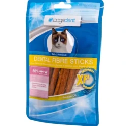 Online Cat Dental Fibre Sticks Laks 50 g Kattefoder & Snacks|Killingesnacks - Sunde Godbidder Til Killinger