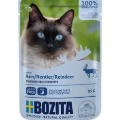 Outlet Bozita Kattefoder pose 85g rensdyr sovs Kattefoder & Snacks