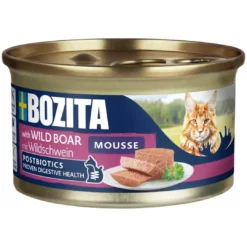 Online Bozita Mousse Vildsvin 85 g - Kornfrit Fuldfoder til Kat Kattefoder & Snacks