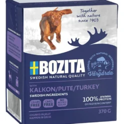 Discount Bozita Naturals kalkun 370 g - Skånsomt og velsmagende Hundefoder