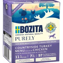 Sale Bozita Purely Pate Puppy & Junior 370 g - Naturligt hvalpefoder Hundefoder|Hvalpefoder - Sund Ernæring Til Hvalpe I Vækst