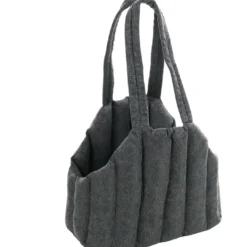 Bæretaske Gillian Mørk Grå 43x23x35 cm Transport Og Adgang Til Hvalpe - Tryg Og Nem Hverdag|Transport Og Adgang For Hunde - Tryg Og Nem Hverdag