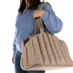 Clearance Bæretaske Gladys Beige 58x32x34 cm Transport Og Adgang Til Hvalpe - Tryg Og Nem Hverdag|Transport Og Adgang For Hunde - Tryg Og Nem Hverdag