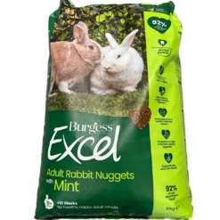 Outlet Excel Kaninfoder Mint 10 kg - voksen kanin Foder & Snack Til Gnavere & Kanin
