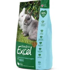 Clearance Excel Rabbit Junior & Dwarf 3 kg - Sund vækst og trivsel Foder & Snack Til Gnavere & Kanin