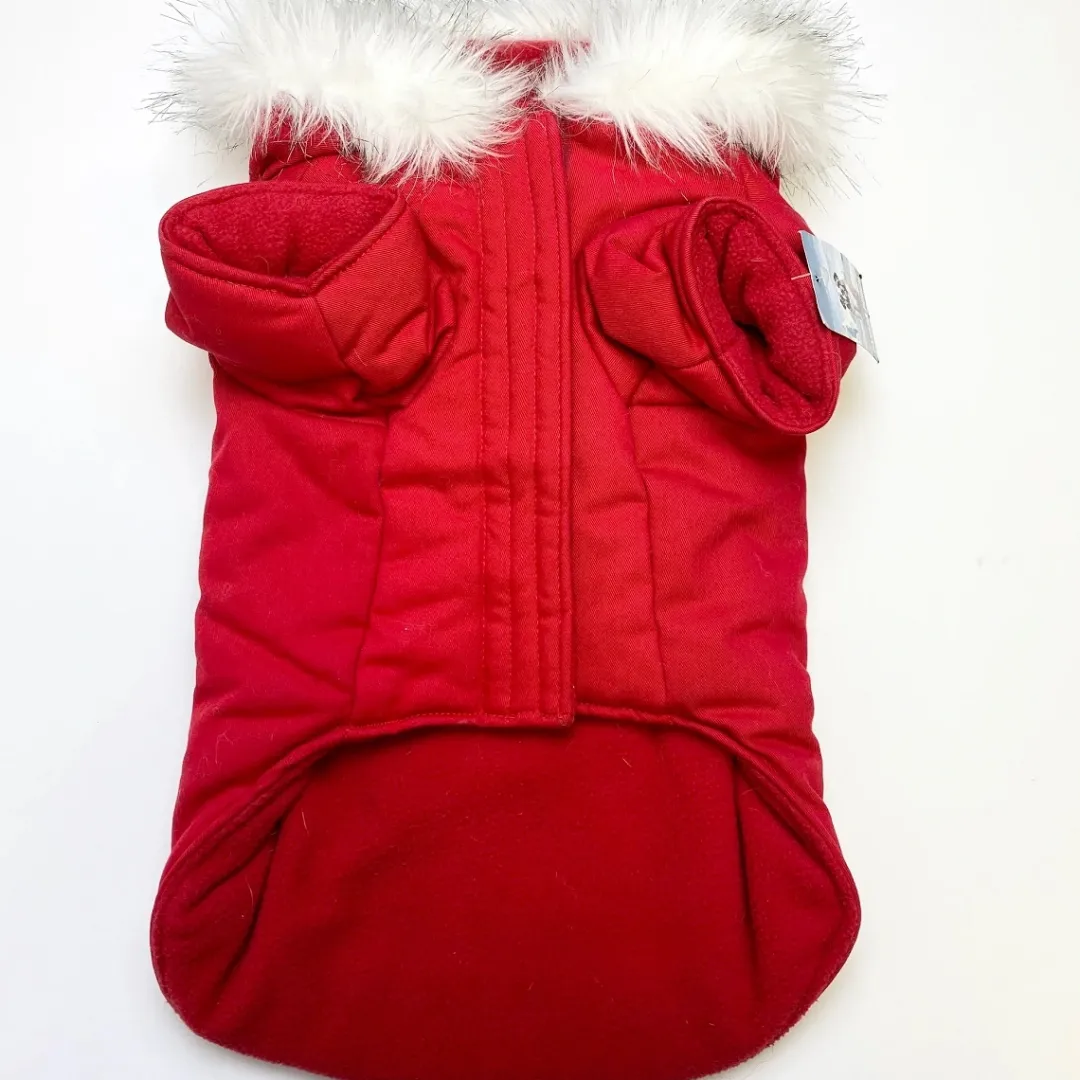 New Canada Pooch Winterwildernes hundejakke Rød 60 cm nr 24 Hundetøj Til Hvalpe - Varme Dækkener Og Sko Til Trygge Gåture|Hundetøj Til Alle Hunde Med Varme Dækkener Og Sko