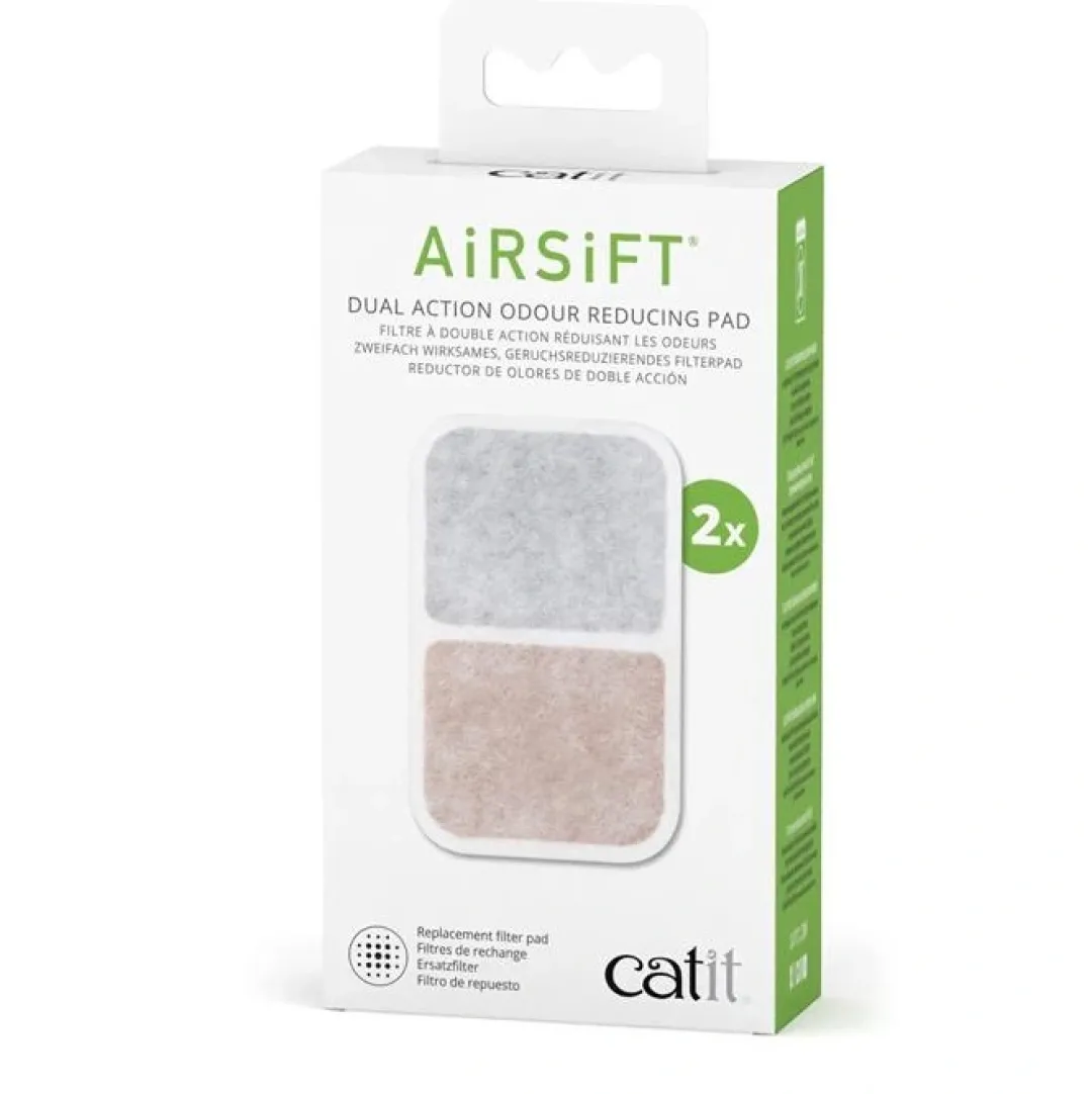Outlet Airsift Dual Action Filterkassette 2 stk i pakning Kattetoiletter Og Kattegrus|Killingetoilet Og Grus Til Killinger - Nem Renlighed Fra Start