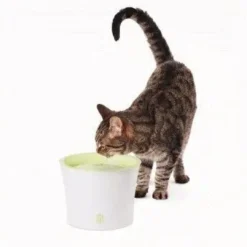 Best Design drikkefontæne 3 liter hvid/lime Mad- Og Vandskåle Til Katte|Killingeskåle - Mad- Og Vandskåle Til Killinger