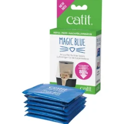 New Magic Blue Refill 6 stk Kattetoiletter Og Kattegrus|Killingetoilet Og Grus Til Killinger - Nem Renlighed Fra Start