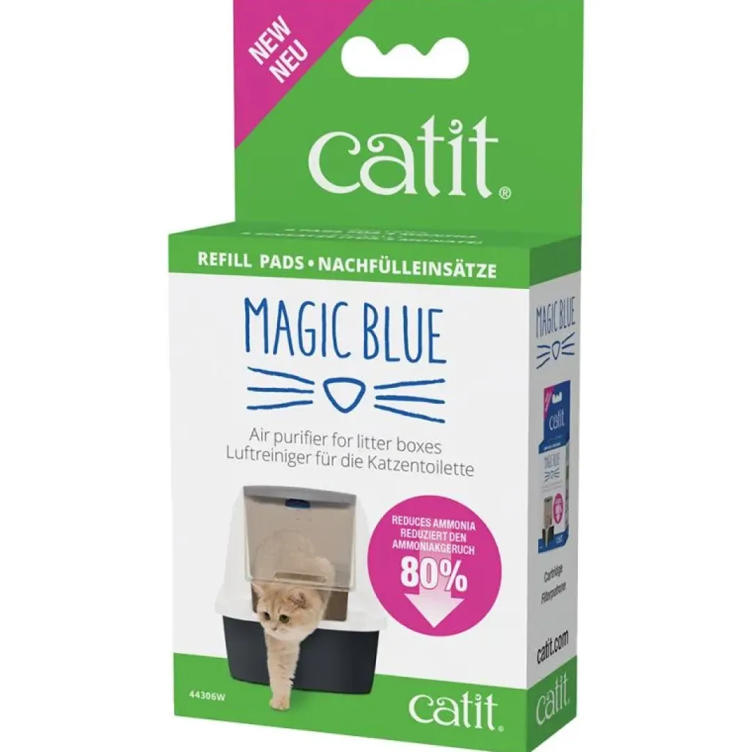 New Magic Blue Refill 6 stk Kattetoiletter Og Kattegrus|Killingetoilet Og Grus Til Killinger - Nem Renlighed Fra Start