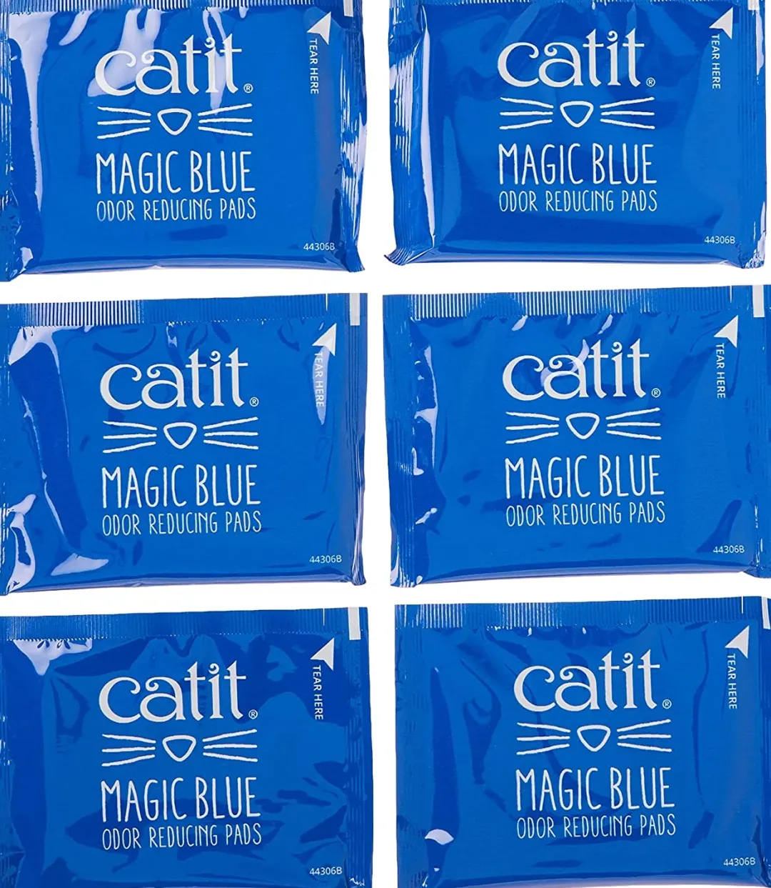 New Magic Blue Refill 6 stk Kattetoiletter Og Kattegrus|Killingetoilet Og Grus Til Killinger - Nem Renlighed Fra Start