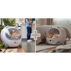 Online MIO Transporter inkl. pude 52 x 35 x 39 cm Kattebure Og Transport Af Katte