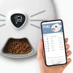 Clearance PIXI Smart Foderautomat til 6 Doseringer Mad- Og Vandskåle Til Katte|Killingeskåle - Mad- Og Vandskåle Til Killinger