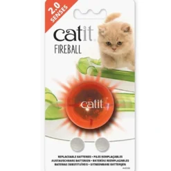 Hot Senses 2.0 Fireball lysende bold Kattelegetøj