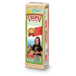 Clearance Chipsi Strawberry træspåner med jordbærduft til kanin og marsvin 1 kg Bundlag Til Gnavere & Kaniner