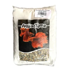 New Cichlidesand 0,1-0,4 mm. 10 kg Hvid Aquascaping
