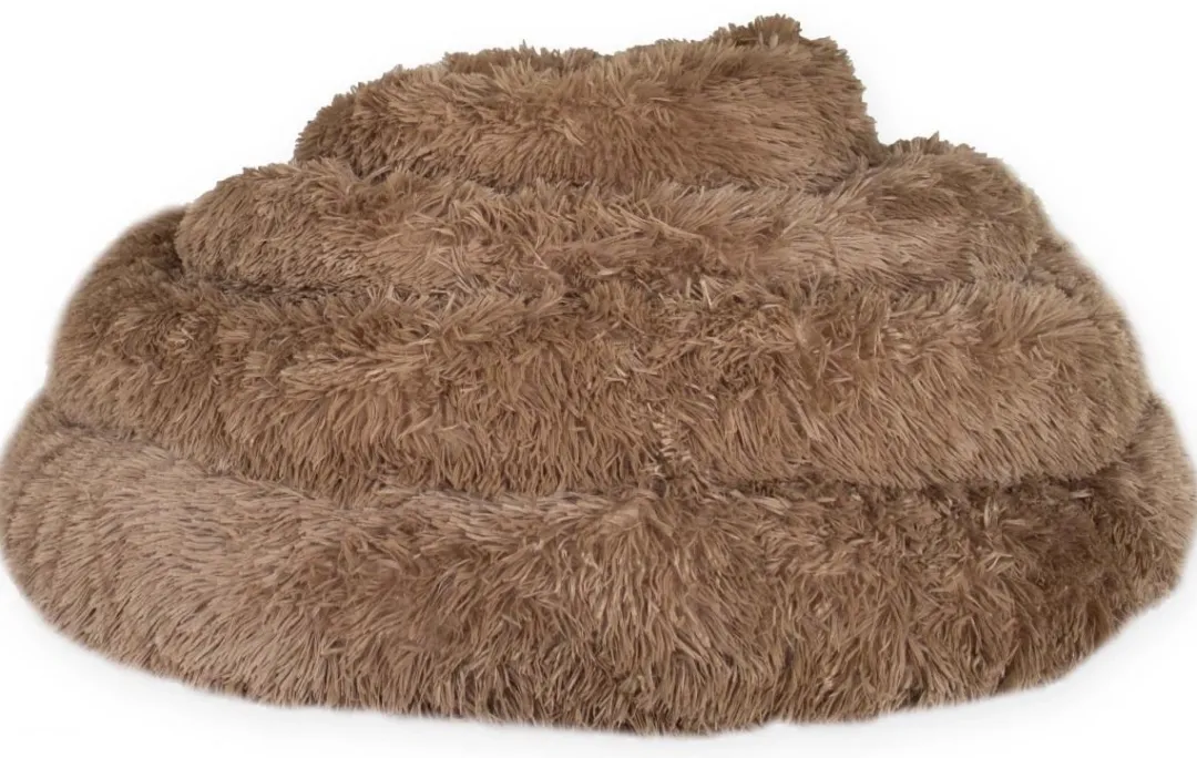 Best COZY Original Basic donut hundeseng 110 cm i kaffe Hundesenge Og Kurve Til Hunde - Bløde Og Komfortable|Sovepladser Til Hvalpe - Hundesenge, Kølemåtter Og Trygge Hvilesteder