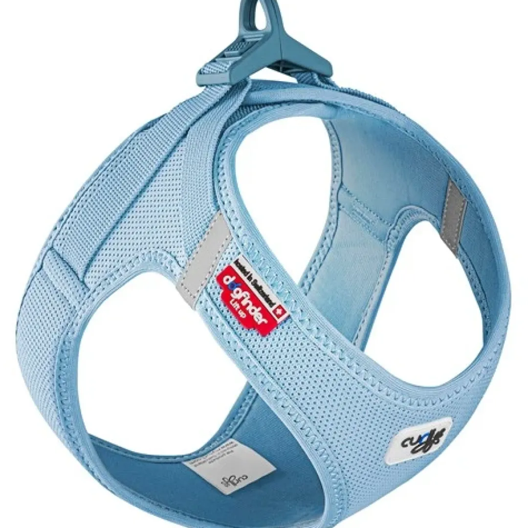 Clearance Vest hundesele Clasp Air Mesh Skyblue XS bryst 34-38 cm - let og sikker komfort Hvalpeseler - Bløde Justerbare Seler Der Giver Din Hvalp Tryghed Og Støtte På Turen|Hundeseler Til Alle Behov Og Hundestørrelser