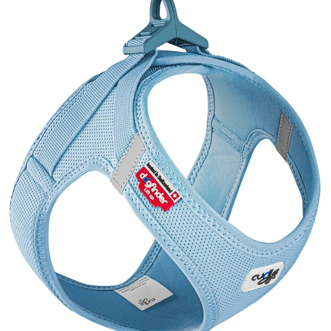 Vest hundesele Clasp Air Mesh Skyblue S bryst 38-43 cm - let og sikker komfort Hvalpeseler - Bløde Justerbare Seler Der Giver Din Hvalp Tryghed Og Støtte På Turen|Hundeseler Til Alle Behov Og Hundestørrelser