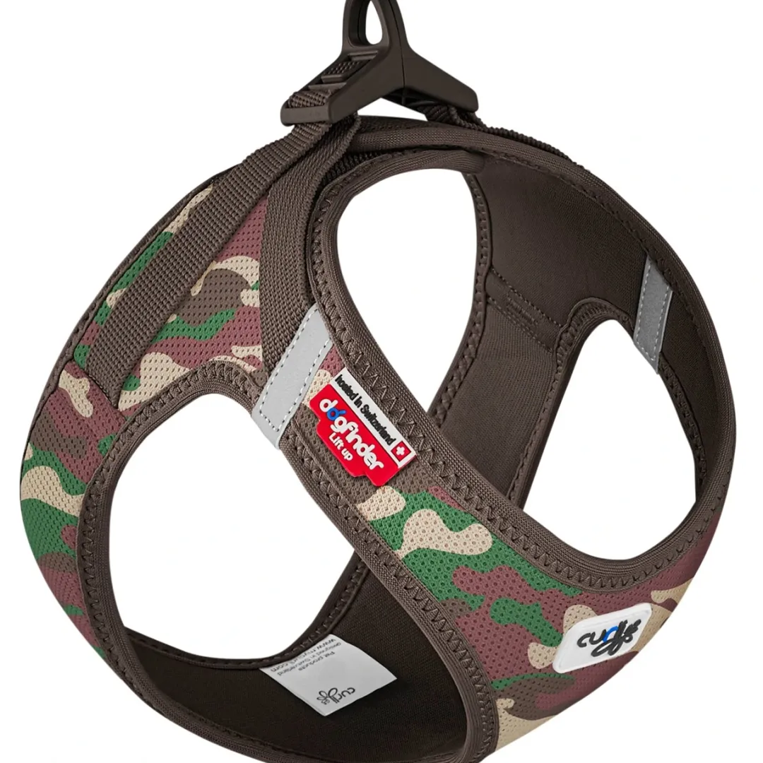 Outlet Vest Hundesele Clasp Air Mesh XL Camo - let og sikker sele til store hunde Hvalpeseler - Bløde Justerbare Seler Der Giver Din Hvalp Tryghed Og Støtte På Turen|Hundeseler Til Alle Behov Og Hundestørrelser