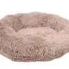 Cushion Krems fluffy rund hundeseng small lysebrun Killingesenge Og Afslapningspladser - Trygge Hvilepladser Til Små Katte|Hundesenge Og Kurve Til Hunde - Bløde Og Komfortable