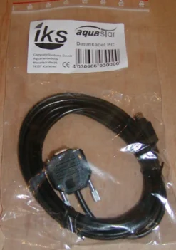 Clearance Datakabel til PCen 3 meter. Akvariecomputere
