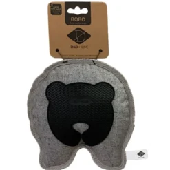 New D&D Home Bobo Grey Oxford 18x19 cm - hundelegetøj med pivelyd og TPR Hundelegetøj Til Alle Hunde Leg Og Aktivering Året Rundt|Legetøj Til Hvalpe - Sjov Leg, Aktivering Og Tryghed Fra Første Dag