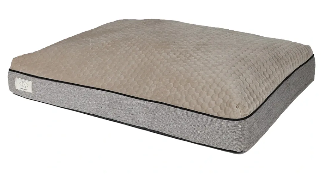 New D&D Home Celia hundeseng Taupe medium 100x75x15 cm Hundesenge Og Kurve Til Hunde - Bløde Og Komfortable|Sovepladser Til Hvalpe - Hundesenge, Kølemåtter Og Trygge Hvilesteder