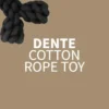 Hot D&D Home Dente stor 30 cm Sort Knudereb 10 mm - hundelegetøj Hundelegetøj Til Alle Hunde Leg Og Aktivering Året Rundt|Legetøj Til Hvalpe - Sjov Leg, Aktivering Og Tryghed Fra Første Dag