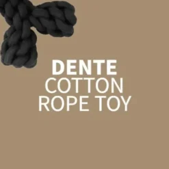 Hot D&D Home Dente stor 30 cm Sort Knudereb 10 mm - hundelegetøj Hundelegetøj Til Alle Hunde Leg Og Aktivering Året Rundt|Legetøj Til Hvalpe - Sjov Leg, Aktivering Og Tryghed Fra Første Dag