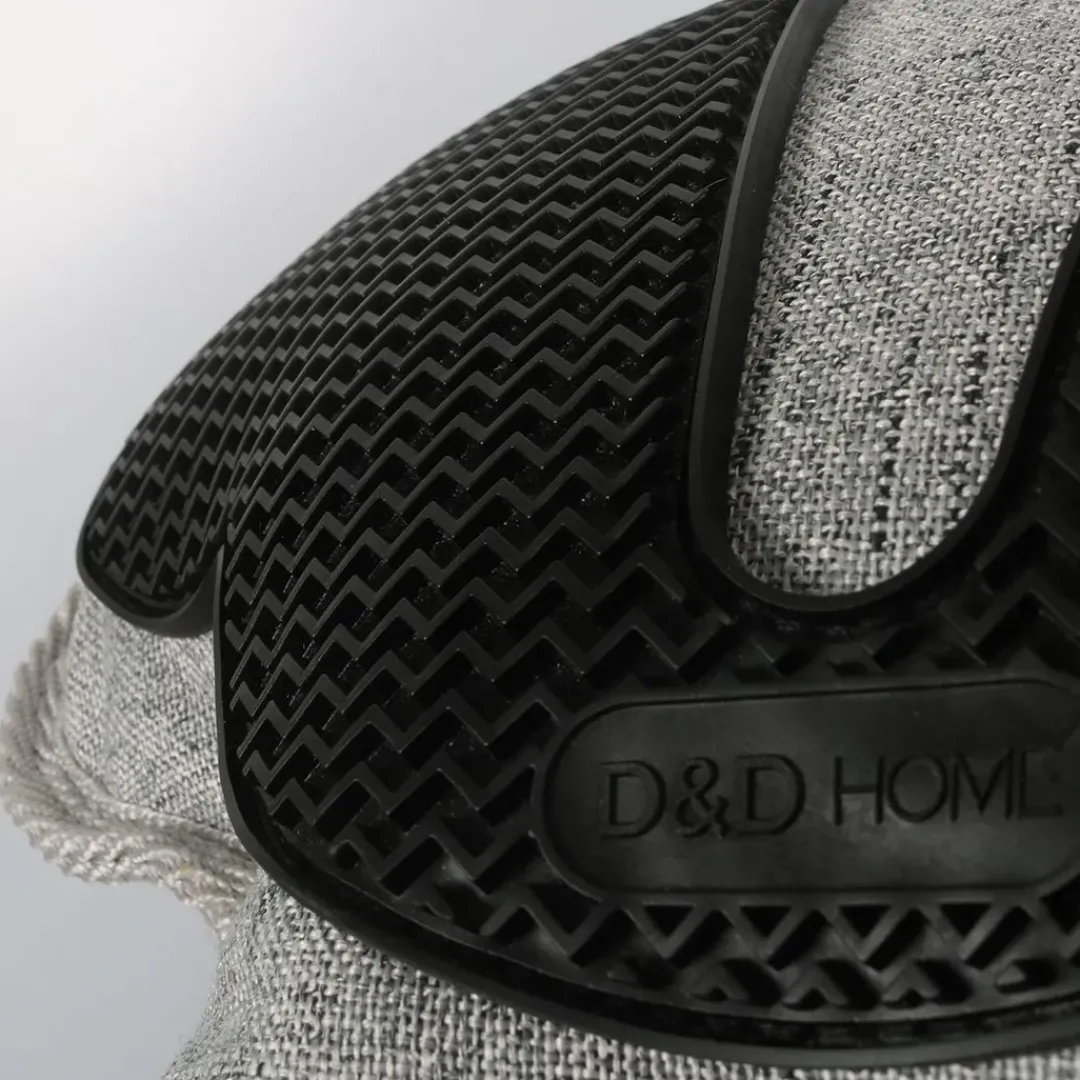 Hot D&D Home Elliot Grey Oxford 25x23 cm - robust hundelegetøj med piv og TPR Hundelegetøj Til Alle Hunde Leg Og Aktivering Året Rundt|Legetøj Til Hvalpe - Sjov Leg, Aktivering Og Tryghed Fra Første Dag