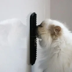 Clearance HappyCat Slikkemåtte sort Mad- Og Vandskåle Til Katte